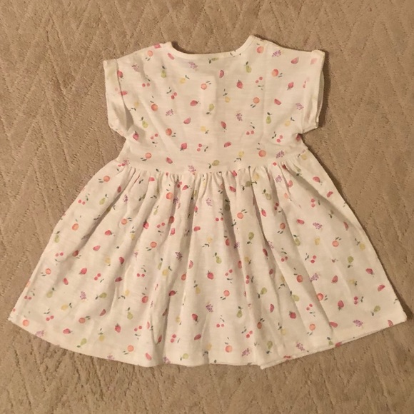Next Baby sweet cotton dress with fruit on it size 9-12 months - Picture 3 of 7
